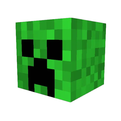 lBakusl Minecraft avatar head, 3D render
