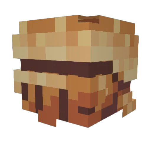 lBigTastyl Minecraft avatar head, 3D render