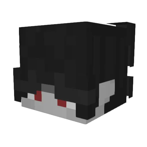 lCOFFE Minecraft avatar head, 3D render