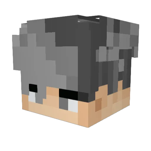 lCaletl Minecraft avatar head, 3D render