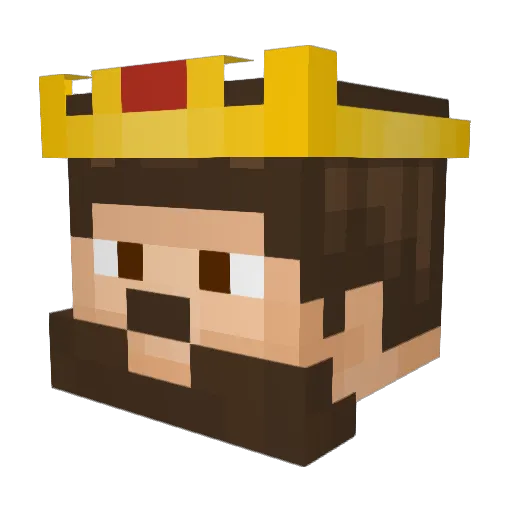 lDarkeen Minecraft avatar head, 3D render