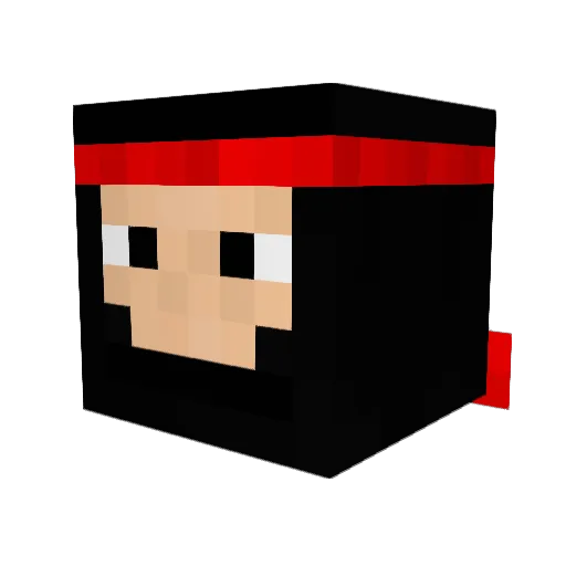 lEddyl Minecraft avatar head, 3D render