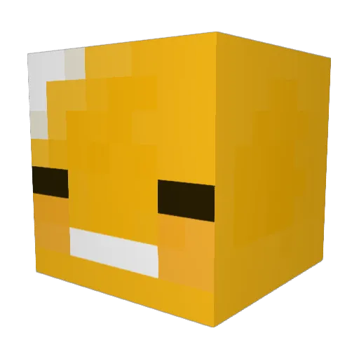 lEmivv Minecraft avatar head, 3D render