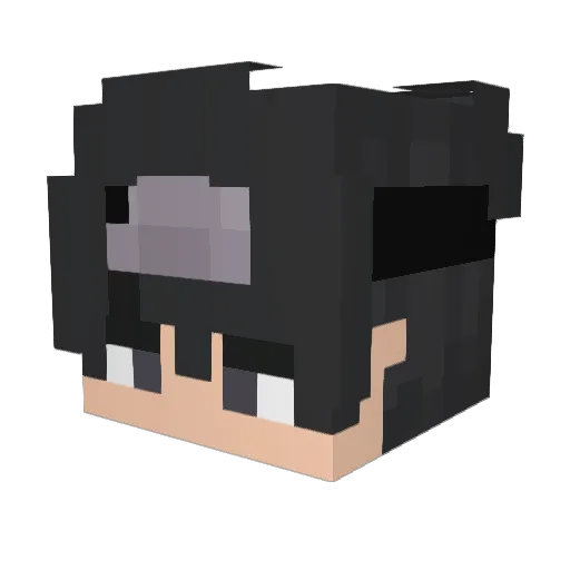 lFeRoXzOnTiExl Minecraft avatar head, 3D render