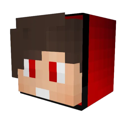 lFray Minecraft avatar head, 3D render