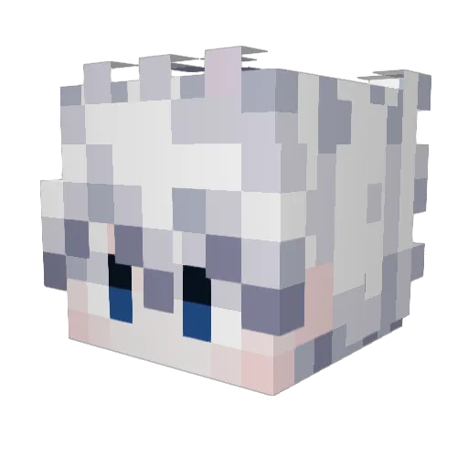lGioz Minecraft avatar head, 3D render