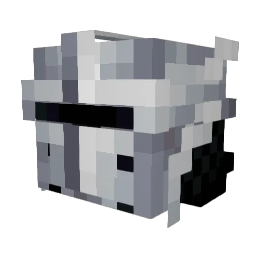 lHamza Minecraft avatar head, 3D render