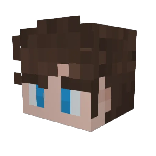 lIHusk Minecraft avatar head, 3D render