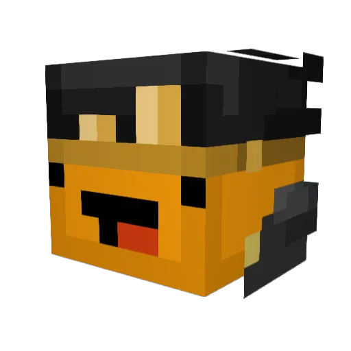 lIPancakeIl Minecraft avatar head, 3D render
