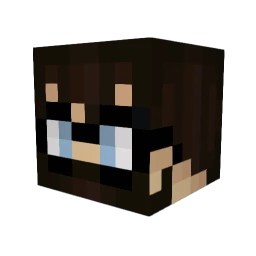 lJakobs Minecraft avatar head, 3D render