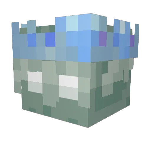 lK3A Minecraft avatar head, 3D render