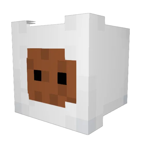 lKiller Minecraft avatar head, 3D render