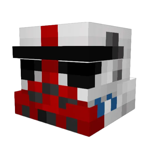 lLalLo19 Minecraft avatar head, 3D render