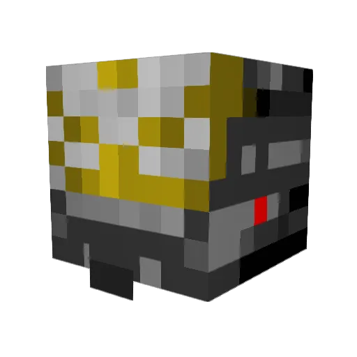 lLdsl Minecraft avatar head, 3D render
