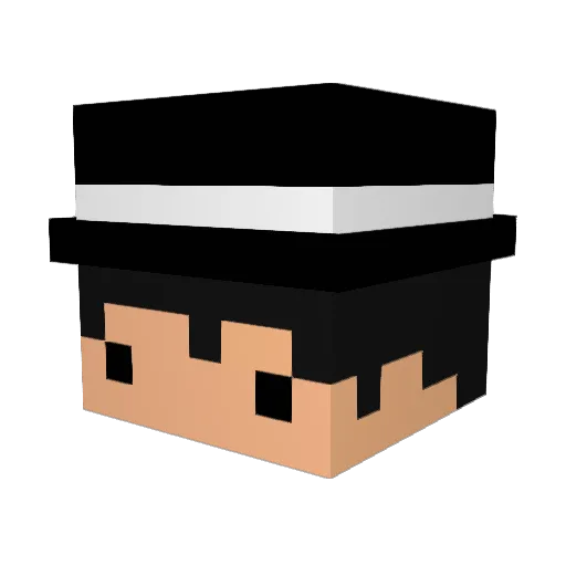 lLealb Minecraft avatar head, 3D render