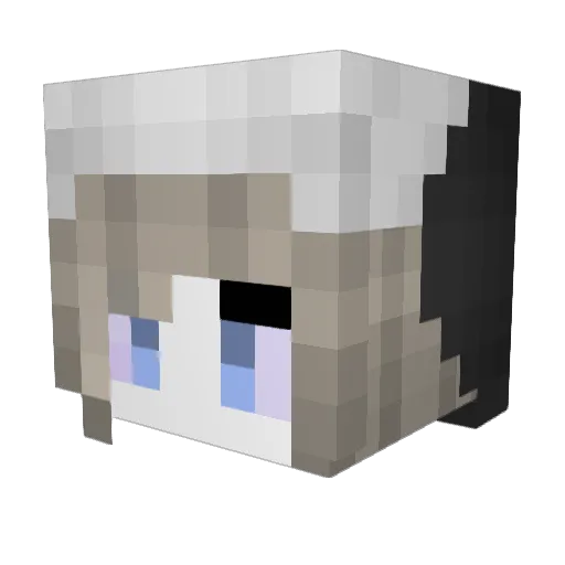 lMatias Minecraft avatar head, 3D render