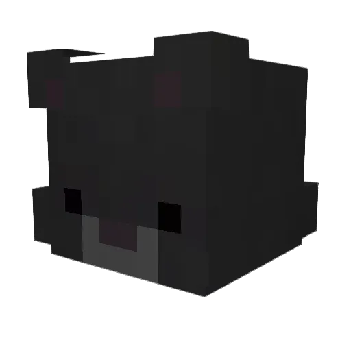 lNaax Minecraft avatar head, 3D render