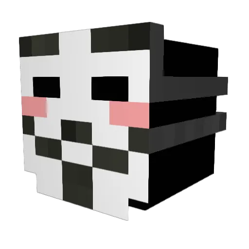 lNekazol Minecraft avatar head, 3D render