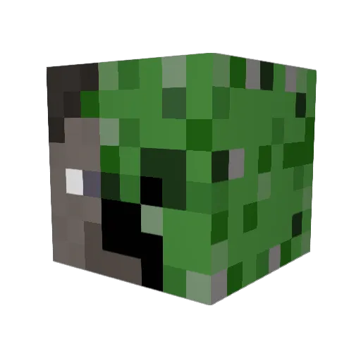 lPukeFeastl Minecraft avatar head, 3D render