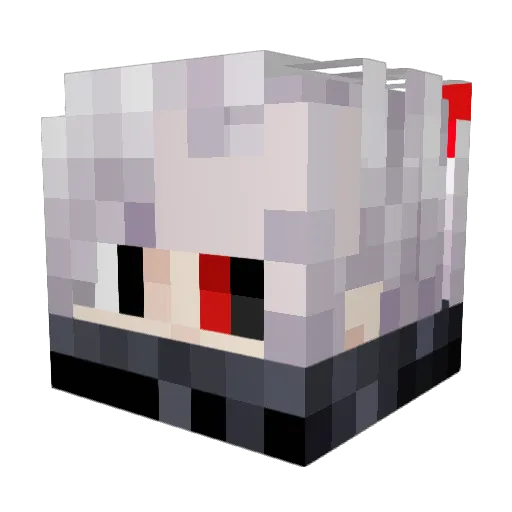 lReFleXl Minecraft avatar head, 3D render