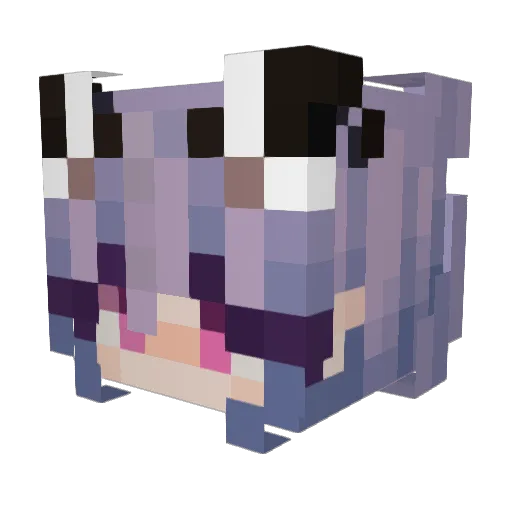 lSanyel Minecraft avatar head, 3D render