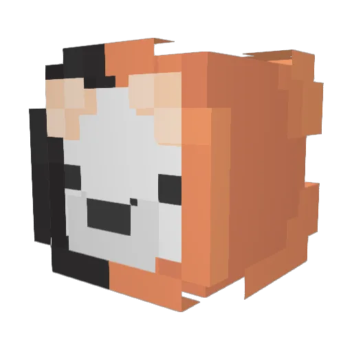 lSempi Minecraft avatar head, 3D render