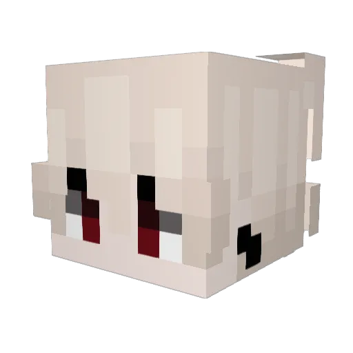 lShyven Minecraft avatar head, 3D render