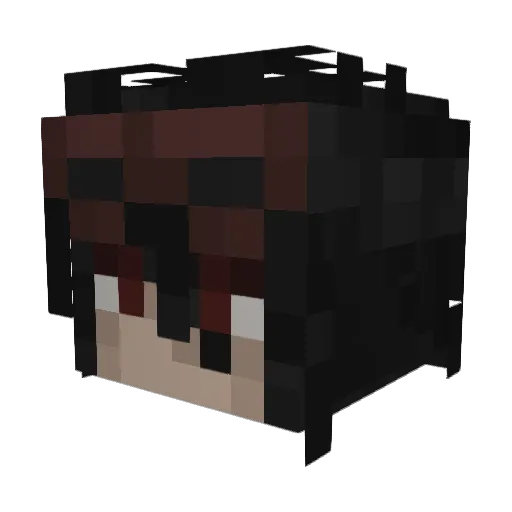 lSivAIpeRl Minecraft avatar head, 3D render