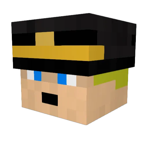 lSlurpeel Minecraft avatar head, 3D render