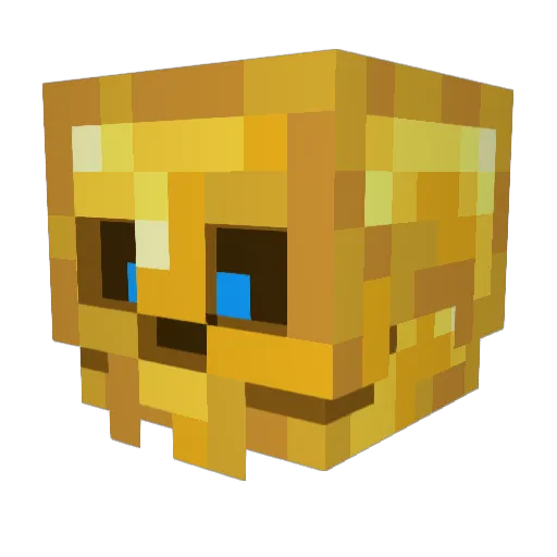lSoulKing Minecraft avatar head, 3D render