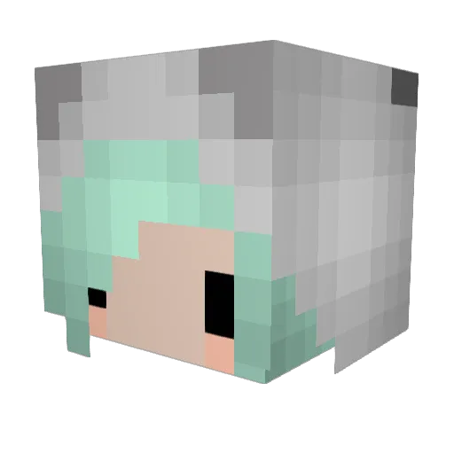 lSrDorito_ Minecraft avatar head, 3D render