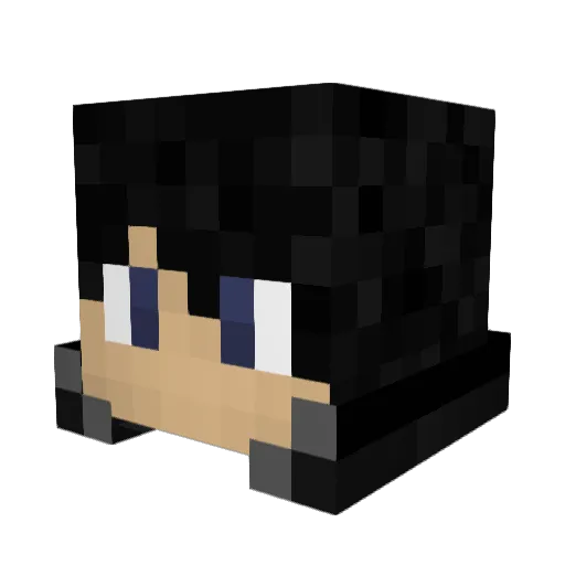 lSufferl Minecraft avatar head, 3D render