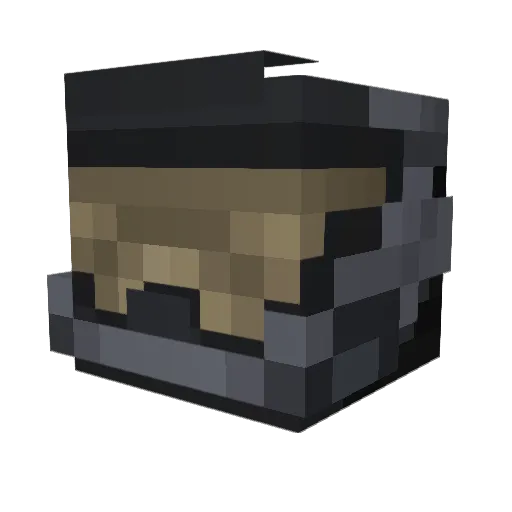 lTS_NOBLE Minecraft avatar head, 3D render