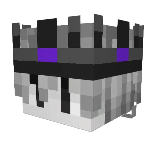 lTakeshi Minecraft avatar head, 3D render