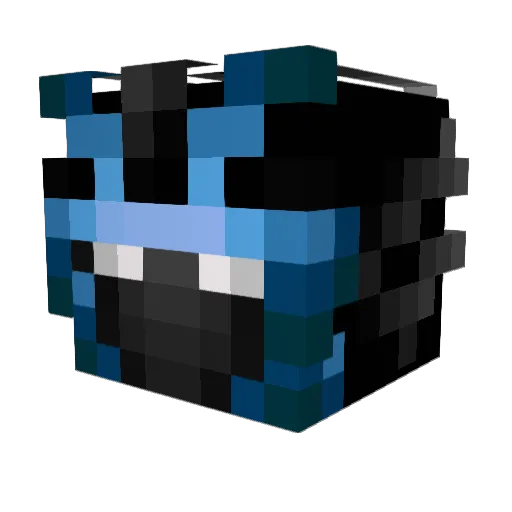lUC4RRiO Minecraft avatar head, 3D render