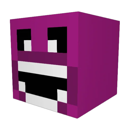 lURSSl Minecraft avatar head, 3D render