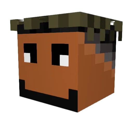 lUch023 Minecraft avatar head, 3D render
