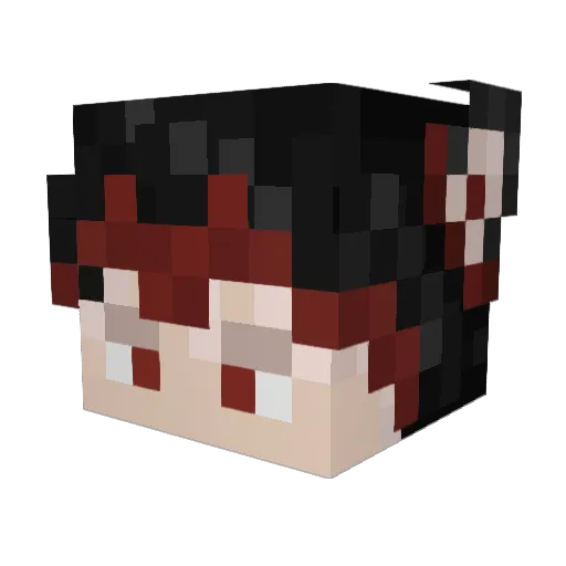 lVirus Minecraft avatar head, 3D render