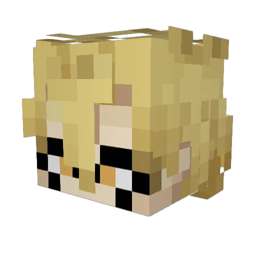 lYtari42 Minecraft avatar head, 3D render