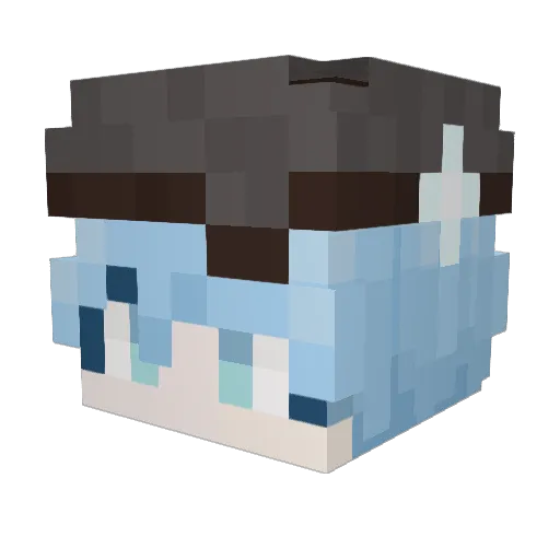 lZ_onel Minecraft avatar head, 3D render