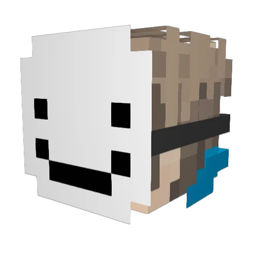 l_Am_Kai Minecraft avatar head, 3D render