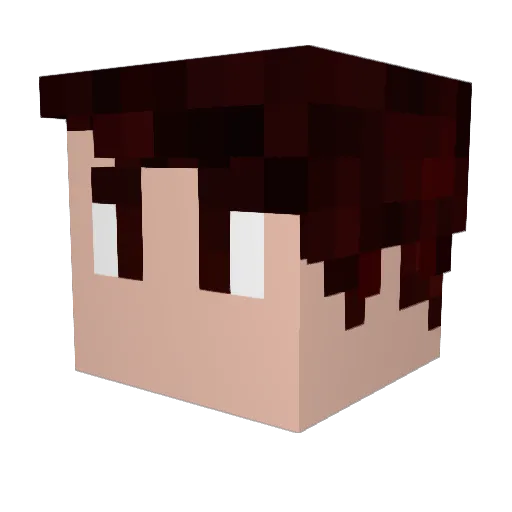 l_David_l Minecraft avatar head, 3D render