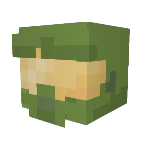 l_Dreamy_l Minecraft avatar head, 3D render