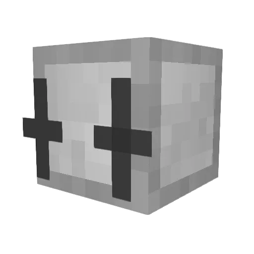 l_Golden_l Minecraft avatar head, 3D render