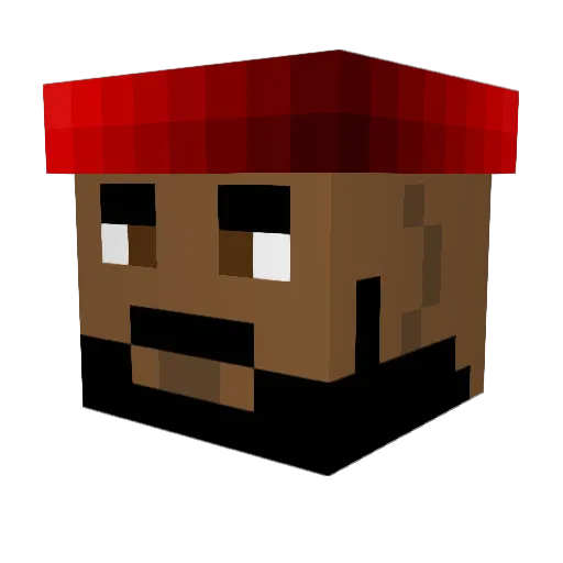 l_Nep_l Minecraft avatar head, 3D render
