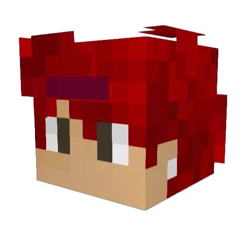 l_ZeraOne_l Minecraft avatar head, 3D render