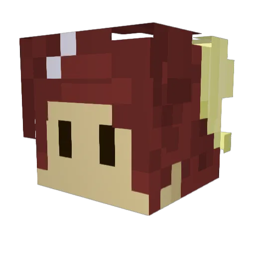 l_benn1t Minecraft avatar head, 3D render