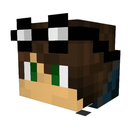 l_larik_l Minecraft avatar head, 3D render
