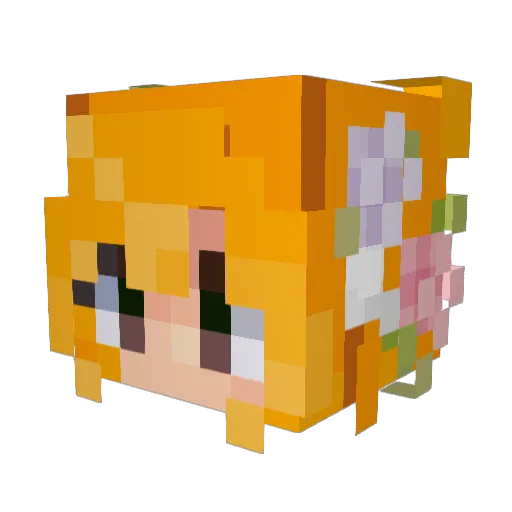 l_nemo_l Minecraft avatar head, 3D render