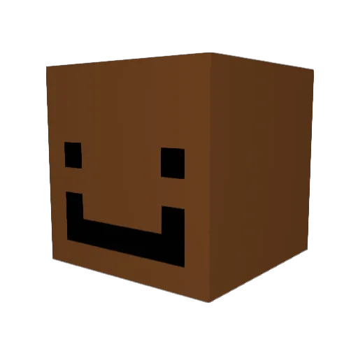 l_splat_l Minecraft avatar head, 3D render